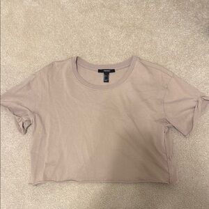 Tan Crop Top